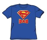 Superman - Dad'S Super - Adult Royal S/S T-Shirt For Men, Size: XX-Large