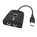 USB Audio Mikrofon Adapter f�r Singstar universal f�r PS2 PS3 Xbox360 Wii PC