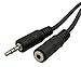 Insten 3.5mm Stereo Plug to Jack M/F Cable, 12 FT Compatible with Apple iPhone 7/7 Plus/Samsung Galaxy S9/S9+ S9 Plus/S8/S8+ S8 Plus/S7 Edge/S6