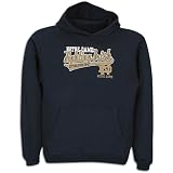 Notre Dame Fighting Irish NCAA Navy Slant Logo Youth Hoodie Jacket