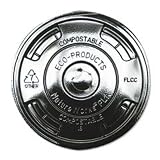 Clear Eco-Products Dome Lid for Corn Cold Cups (ECOEPFLCC) Category: Cup Lids