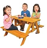 KidKraft Adirondack Picnic Table - Honey