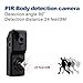 Mini Motion Detection Body Infrared Activated Pir Security Camera Video Recorder Surveillance Cam for Home Detector Alarm