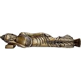 Sleeping Buddha Statue Metal Craft India 4.45 x 25.4 Cms.