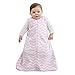 Halo Sleepsack Micro-Fleece Wearable Blanket, Pink Zig Zag, Small