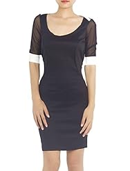 Sexy Backless Cutout Mesh Bandage Dress/Bodycon Dress 