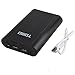 Tomo V8-4 Portable Extra LCD Display 18650 USB Battery Charger Power Bank with 4 Slots For iPhone Samsung HTC iPad (Black)