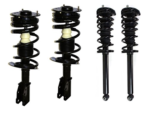 DTA 70077 Full Set 4 Complete Strut Assemblies With Springs and Mounts Ready to Install OE Replacement 4-pc Set, 2000-2005 Chevrolet Cavalier & Pontiac Sunfire