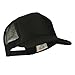 Otto Foam Front Golf Style Mesh Back Cap - Black