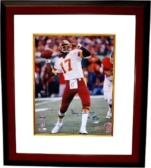 Doug Williams signed Washington Redskins SBXXII 8x10 Photo Custom Framed SB XXII MVP- Steiner Hologram