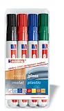 Produkt-Bild: Edding 4-3300-4Permanent Marker edding 3300, nachf&uuml;llbar, 1 - 5 mm, sortiert