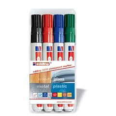 Edding 4-3300-4Permanent Marker edding 3300, nachf�llbar, 1 - 5 mm, sortiert