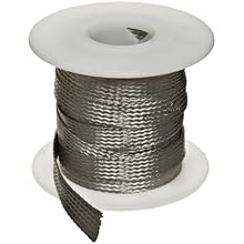 Flat Tinned Copper Braid, Bright