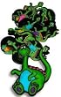 Dinosaur Crocs Shoe Charms, Individual Charm