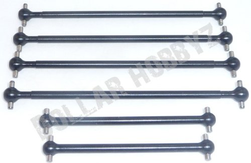 HPI Savage X 4.6 AXLE DOGBONES & Center Driveshafts Drive Shaft Front Rear SS