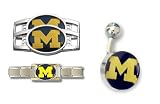 Michigan Wolverines ProStarter Bracelet/Belly Ring/ Shoe Thingz Charm Package