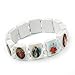 Stretch White Wooden Saints Bracelet / Jesus Bracelet / All Saints Bracelet - Up to 20cm Length