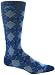 Knee-High Argyle Socks - Darn Tough Vermont In-Town Series Women's Knee High Argyle Light Socks, Denim, Large