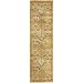 Safavieh Antiquities Collection AT613A Handmade Light Blue and Gold Hand-spun Wool Area Runner, 2-Feet 3-Inch by 20-Feet