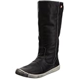 Softinos Ida Black Fur Trimmed Boots P900066057 7 UK