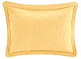 Williamsburg William and Mary Matelasse King Sham, Buttercup
