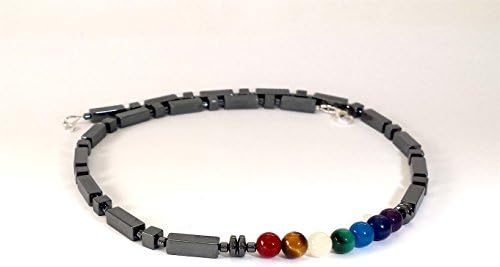 Men's Protection Chakra Necklace, Men's Gemstone Necklace, Sterling Silver Jewelry by Energy Bliss, mens jewelry, chakra necklace