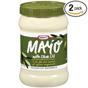 Kraft Spoonables Mayonnaise with Olive Oil, 30-Ounce Jars (Pack of 2) by 