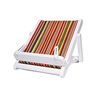 Stripy Cloth Plastic Medium Bookchair