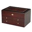 "Phoenix" Mele & Co. Jewelry Box in Walnut