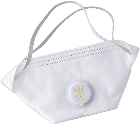 AllergyZone NIOSH N95 Flat-Folded Respirator Mask for Dust, Wildfire Smoke Pollution, Pollen, Mold, Allergies , 5 Pack