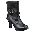 Xhilaration Black Freida MdShft Plfrm Bt - 8