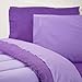 OCM Grape Cotton Blend 3-Piece Twin XL Sheet Set for College Dorm Residence Hall Extra Large Twin Bed Mattress