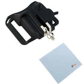 GTMax DSLR and Point-and-shoot Camera Belt Clip Holster Holder + Microfiber Cleaning Cloth for Canon EOS 6D, 60Da, 60D, T3, T4i, T3i, T2i, T1i, SX50 HS, SX40 HS, SX30 HS; Nikon COOLPIX D600, D3200, D800E, D5100; FujiFilm FinePix S3200, S2950, S4200, S4000, HS20EXR, HS25EXR