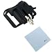 GTMax DSLR and Point-and-shoot Camera Belt Clip Holster Holder + Microfiber Cleaning Cloth for Canon EOS SL1, T5i, T3, T4i, T3i, T2i, T1i, 6D, 60Da, 60D, SX50 HS, SX40 HS, SX30 HS; Nikon D5200, D600, D3200, D800E, D5100; FujiFilm FinePix S6800 / S6600 / S6700, S8400 / S8500, S8200/S8300, SL1000, HS50EXR, X20, X100S, S8200, S2950, S4200, S4000, HS20EXR, HS25EXR