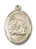 14kt Gold St. Joshua Medal