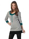 Miami Dolphins Women's Heather Grey Thermal Tunic from Touch by Alyssa Milano