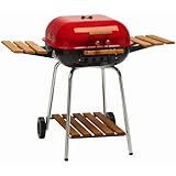 Aussie Swinger Charcoal Grill, Red (Discontinued by Manufacturer)