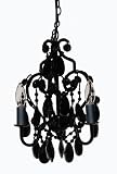 Sleeping Partners 3 Bulb Mini Chandelier - Black