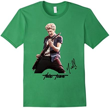 Men's Niall Horan Guitar Cool Music T Shirt Large Grass