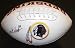 Art Monk Autographed/Hand Signed Full Size Washington Redskins Logo Fotoball Football