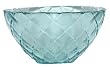 Clear Spanish Recycled Glass Medium Pineapple Bowl 8 1/4"D x 4 1/2"H Set / 2