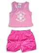 Private Label Sleepwear - Girls 2-Piece Pajama Set, Pink
