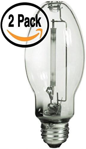 (2 Pack) 100 Watt Mercury Lamp H100/E24 Mogul Base Clear - ANSI H38