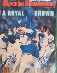 Steve Balboni autographed Sports Illustrated Magazine (Kansas City Royals)