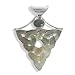 Sterling Silver Black Mother-of-Pearl Celtic Design and Black Star Pendant By Sajen