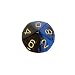 Chessex Gemini Opaque Black-blue With Gold D10 (#0-9) Dice