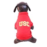 NCAA USC Trojans Cotton Lycra Dog Tank Top, XX-Small