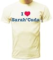 I Love Sarah 'Cuda T-shirt, Sarah Palin T-shirt, McCain-Palin in 2008