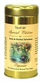 Tea Of Life Special Edition Peppermint Ginger Herbal Blend Flavor, 50-Count Round Tea Bag 2.6-Ounce Tins (Pack of 3)