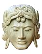 Wood mask, 'Buddha from China'